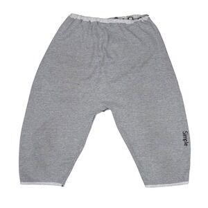 Simple Clothing Drop Crotch Sweatpants Distressed Gray Harem Joggers Streetwear